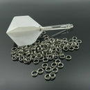 50X Shaft Spring Washers Split Rings Darts Rings TI Q8F7 Accesso Steel U3J7