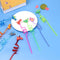 Design Cartoon Pattern Straws-Plastic Dinosaur Reusable Straws Dino Theme