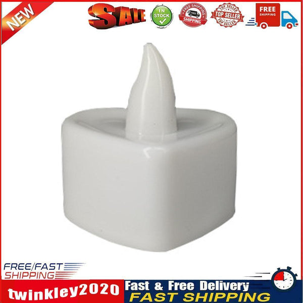 24pcs LED Tealight Candles Lamp Romantic Wedding Party Home Decor (White) Newly
