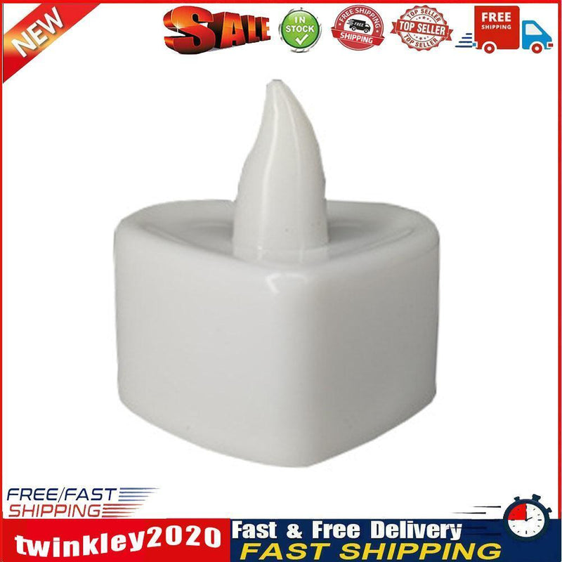 24pcs LED Tealight Candles Lamp Romantic Wedding Party Home Decor (White) Newly