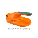 Manual Dumpling Skin Mold Kitchen Lazy Jiaozi Maker Dough Press (Orange)