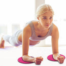 2pcs/set Fitness Anti-Brief Yoga Mats Cushion TPE Plank Workout Round Knee Pad