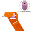2-12.5mm Drill Bit Sharpener Corundum Grinding Wheel for Polishing (Orange)