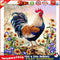 5D DIY Full Drill Diamond Painting Standing Cock Cross Stitch Embroidery Newly