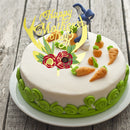 Flowers Happy Mothers Day Cake Topper Mirror Acrylic Insert Card Mom Gift Decor