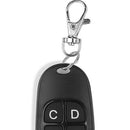 Remote Control 4 Keys Copy Cloning Duplicator for Garage Door (315M Black)