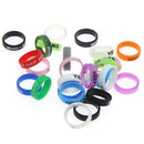 20pcs Silicone Elastic Fishing Rod Handle Ring Anti-Slip Protective Case