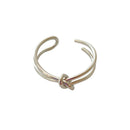 Women Simplicity Open Ring Knot ring Finger Ring Index finger ring Adjustable