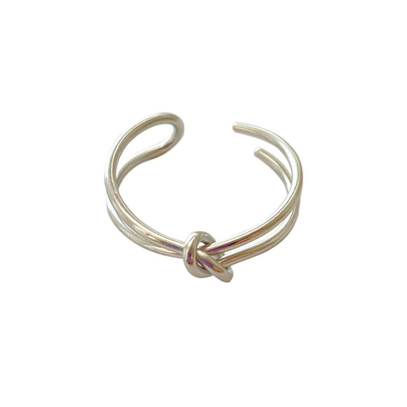 Women Simplicity Open Ring Knot ring Finger Ring Index finger ring Adjustable
