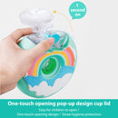 #A 380ml Donut Water Bottle - Portable Toddler Drink Bottle for Outdoor School