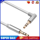 AV01S 3.5mm Aux Jack Male to Male Audio Cable for Car Headphones PC (0.5m)
