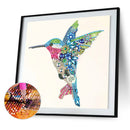 5D Partial Special Shaped Diamond Painting Hummingbird Poster Kit (UP265) Newly