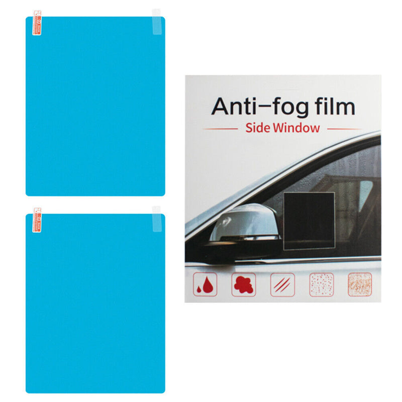 2x Universal Car Side Window Anti Fog Rainproof Protective Film Auto Accessories