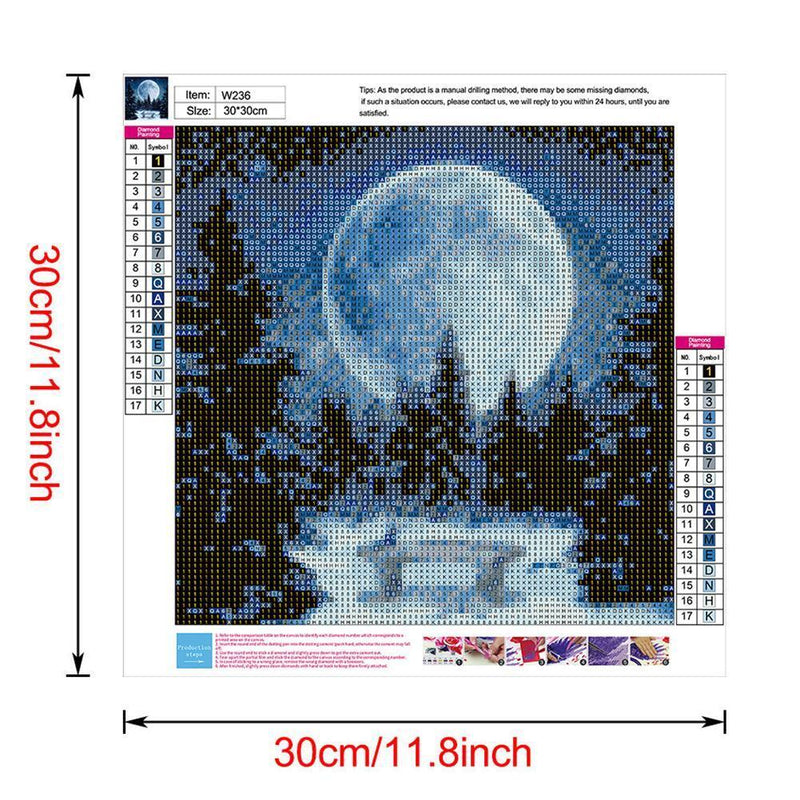 5D DIY Full Drill Diamond Painting Scenery Cross Stitch Mosaic Kits (W236) Newly