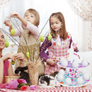 2 Layers Easter Egg Tray Party Dessert Cupcake Display Holder (A Bunny)