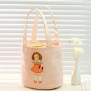 Cartoon Cooler Lunch Bag for Picnic Waterproof Insulated Lunch Box (Pink) Newly