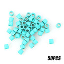 50pcs/lot A/C 1/4 Charging Hose Manifold Repair Rubber Sealing O-ring Green