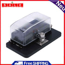 4 Way Fuse Block Blade Fuse Holder with LED Warning Indicator + Cover 12-24V DC