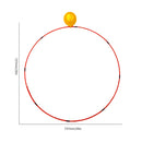 Diving Swim Rings Toys Swimming Pool Diving Circle Game (Splicing Orange)