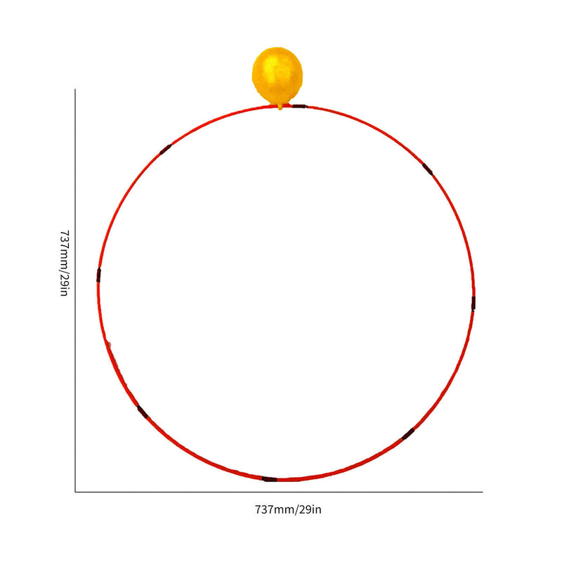 Diving Swim Rings Toys Swimming Pool Diving Circle Game (Splicing Orange)