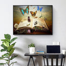 Diamond Painting 5D Full Round Drill Mosaic DIY Butterflies in Book Kit Ornament