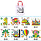 Innersetting toys for children, children Y colorful painting kindergarten graffiti