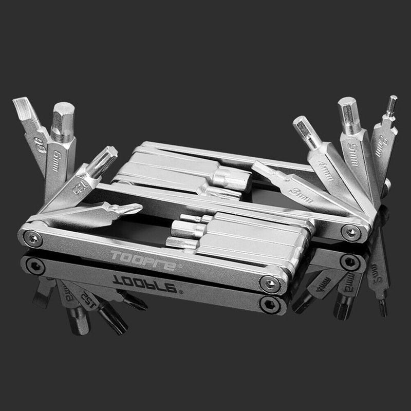 TOOPRE Bicycle Repair Tools Kit Portable Bike Repairing Wrench Screwdriver Set