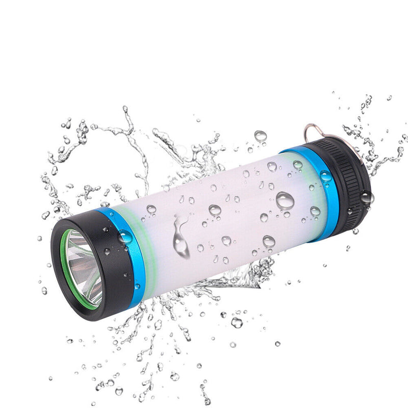 Camping Flashlight 5 Working Modes 4000mAh USB Rechargeable Portable Zoom Torch