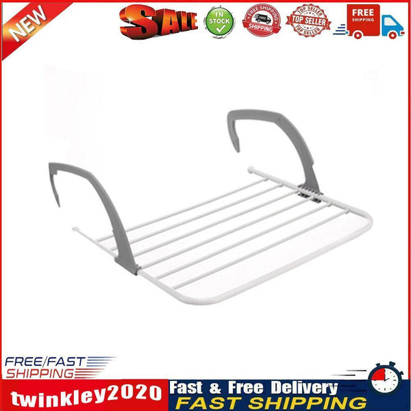 Clothes Drying Folding Towel Rack Indoor Outdoor Balcony Hanging Holders Newly