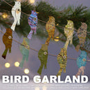 Bird Garland 10 Pack Bird Hanging Ornaments Decoration Bookmark with Ropes