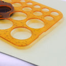 Ruler For Drawing Circle Draw A Circle Template Ruler Painting Ruler Ruler
