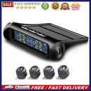AN-01D 2 in 1 Car Solar TPMS Clock LCD Tyre Pressure Monitoring Alarm System
