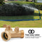 Garden Hose Connector Tap Outlet Splitter Brass 2 Way Adapter with Washers