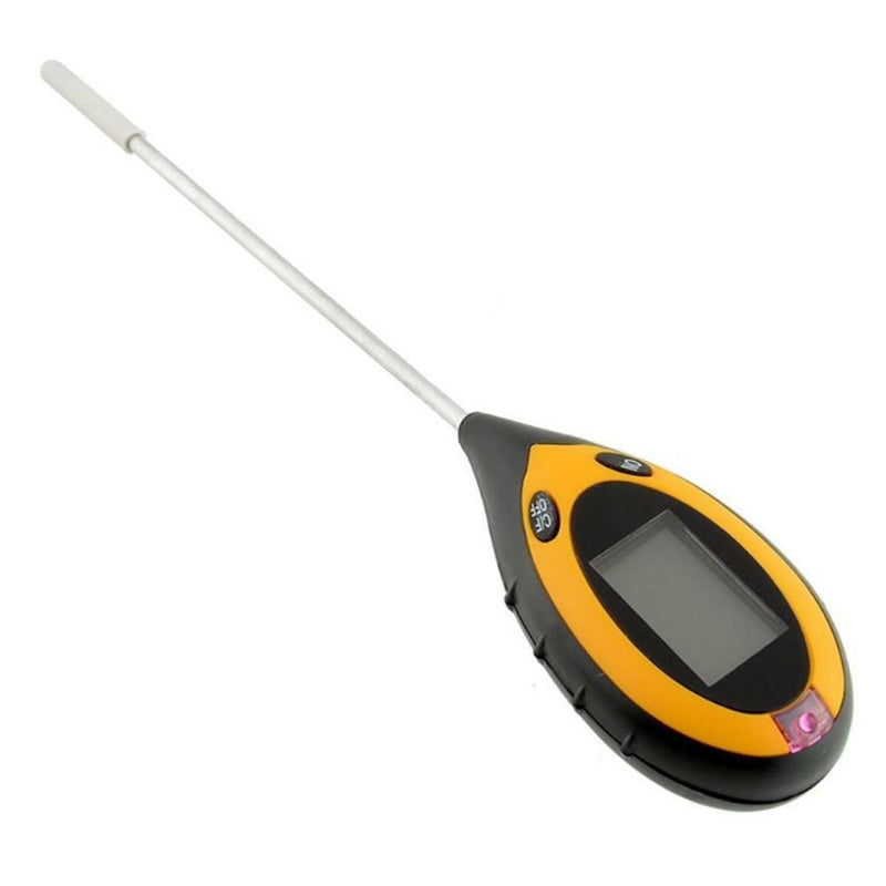 Professional 4 in 1 LCD PH Meter Garden Floor Tester Digital Temperature Display
