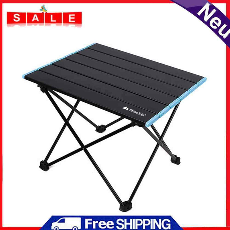 Multifunctional Outdoor Camping Aluminum Alloy Portable BBQ Desk Folding Table