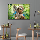 Sloth 5D DIY Full Round Drill Diamond Painting Hanging Digital Home Decor Crafts