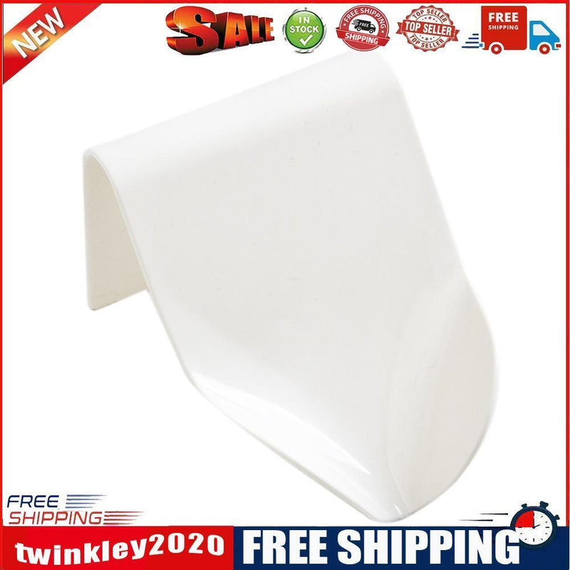 Drainage Soap Box Plastic Soap Collection Shelf Wall Holder Tray (White)