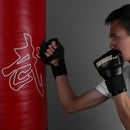 AFfeco Half Finger Gloves for MMA, Boxsport, PU Leather