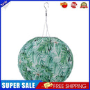 2*8inch LED Solar Lantern Waterproof Pendant for Decoration (Large Leaf C)