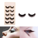 5 Pairs Multilayer Thick Curly Eyelashes False Eyelashes Long Handmade-135959