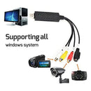 USB 2.0 Video Capture Card VCR VHS TV to DVD DVR Digital Converter Audio Adapter