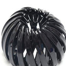 Women Bun Hair Claw Expanding Ponytail Buckle Bird Nest Hair Clip (Black)