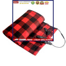 Electric Car Blanket Portable Fleece Heating Blanket for Winter Cold Weather