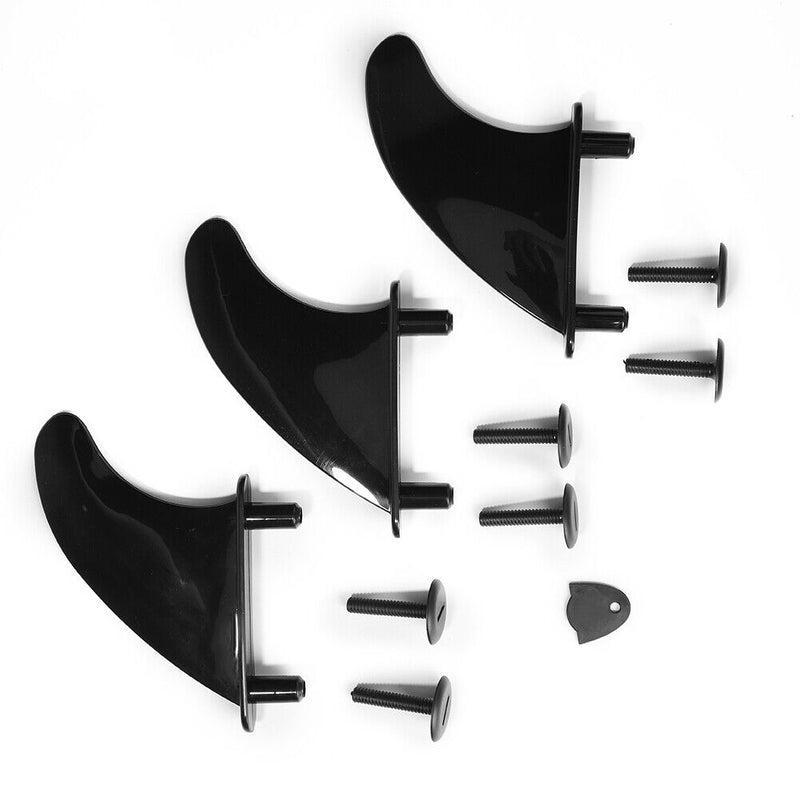 3pcs Surfboard Fins Water Fins for Softboard Water Wave Fin Surf Paddle Board