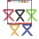 Cool Scarf Neck Wrap - Reusable Cooling Scarf Headband Bandana 5 Pcs Value