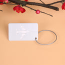 Fashion Luggage Tags Aluminium Alloy Travel Luggage Name Labels Holder (A)