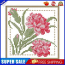 12 Months Flower Cross Stitch DIY Needlework 14CT Stamped (January H423)