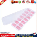 14 Grids Silicone Ice Cube Tray Summer DIY Homemade Ice Cube Mold (Pink) Newly