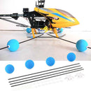 Universal Anti-crash Landing Training Gear Blue for Align T-Rex 400 450 450SE