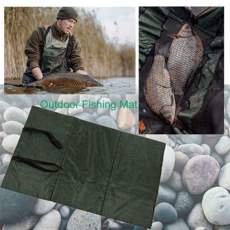 Fishing Unhooking Pad Foldable Carp Fishing Mat Landing Mat Fishing Padded R6H8